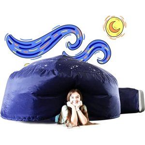 The Original Patented AirFort - Inflatable Fort for Kids Play Tent